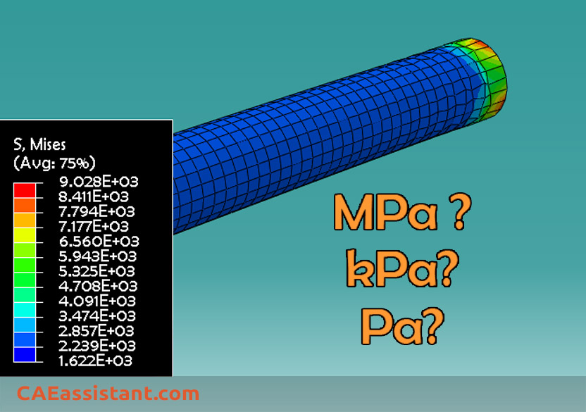 Units In Abaqus 1 Cae Assistant