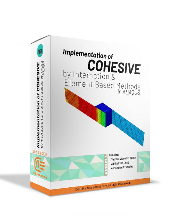 Implementation of COHESIVE by interaction & element base methods in ABAQUS