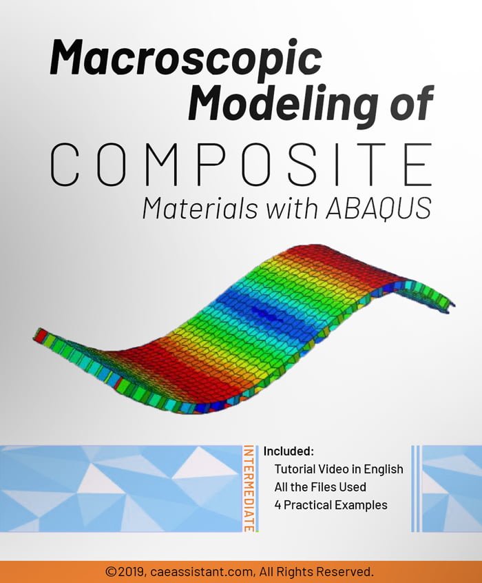 Macroscopic modeling of composite material with ABAQUS
