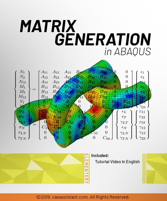 Matrix generation in ABAQUS