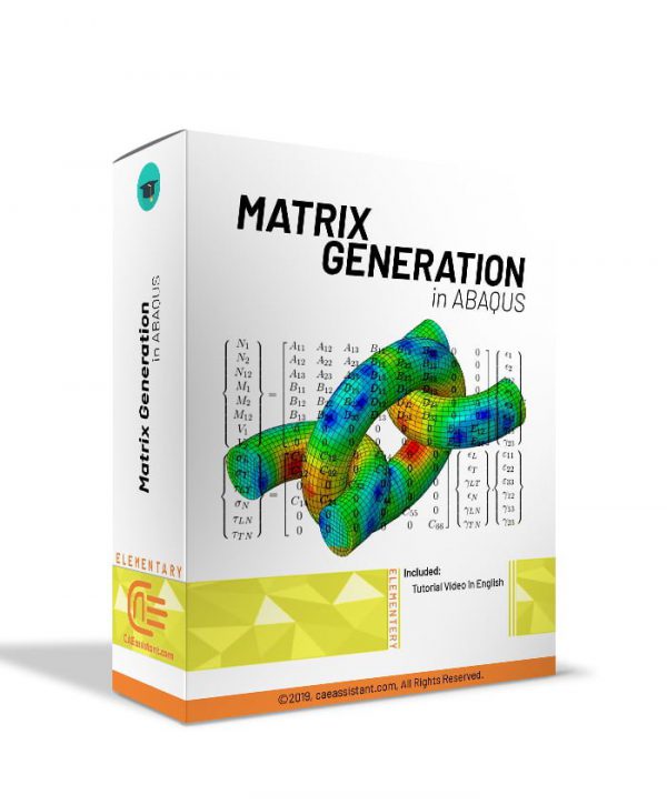 Matrix Generation in ABAQUS