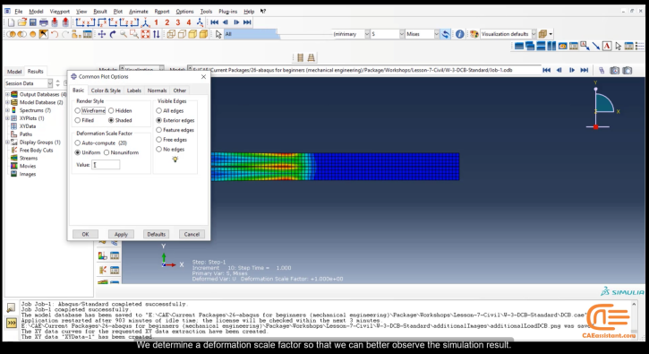 cohesive element abaqus