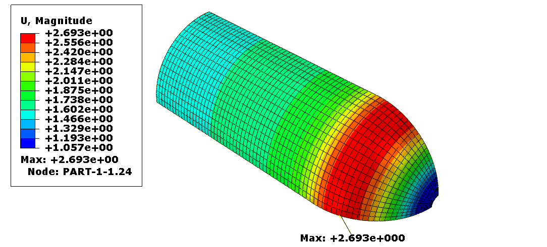 Simulation of Composite Pressure Vessel with Shell Element in ABAQUS