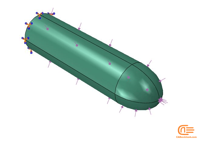 Static and Buckling Analysis of Steel Cylinder in ABAQUS