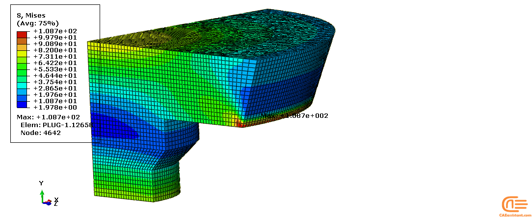 Static Analysis of Composite Pressure Vessell with Scripting