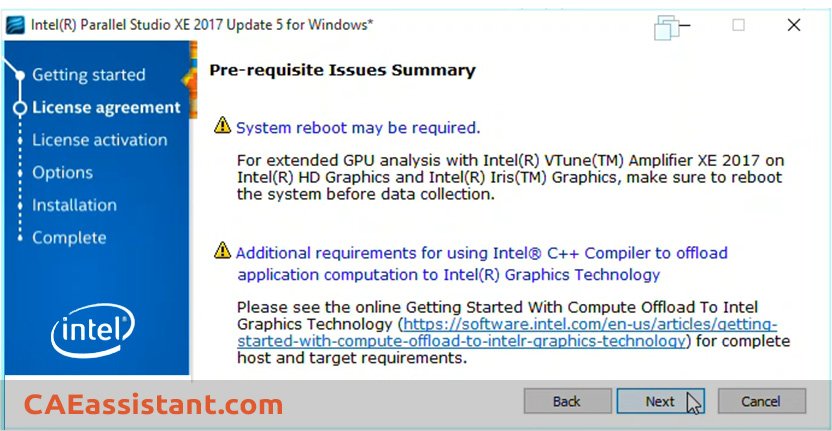 intel visual fortran xe 2017 update 4