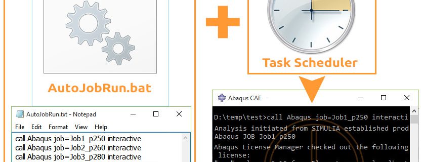 Automatic Running of Abaqus multiple Jobs sequentially Banner