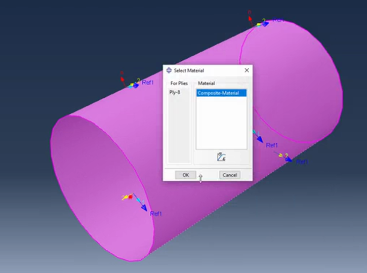 unidirectional composite damage tutorial