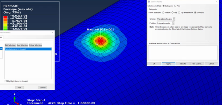 unidirectional composite damage tutorial