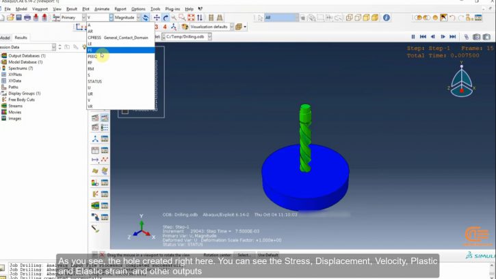 Simulation of forming in ABAQUS-3