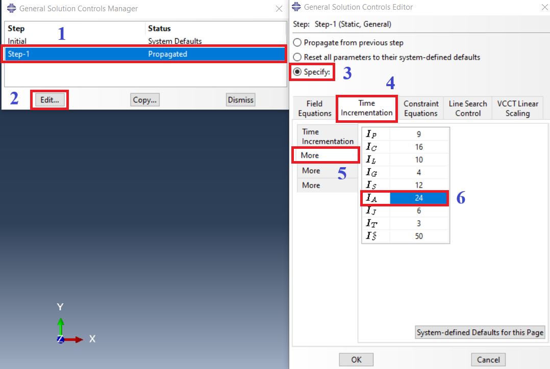 Change the Allowable number of Attempts in Abaqus