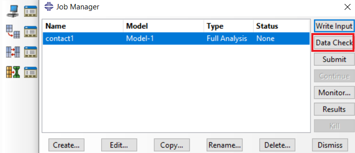 Abaqus Data check through the GUI