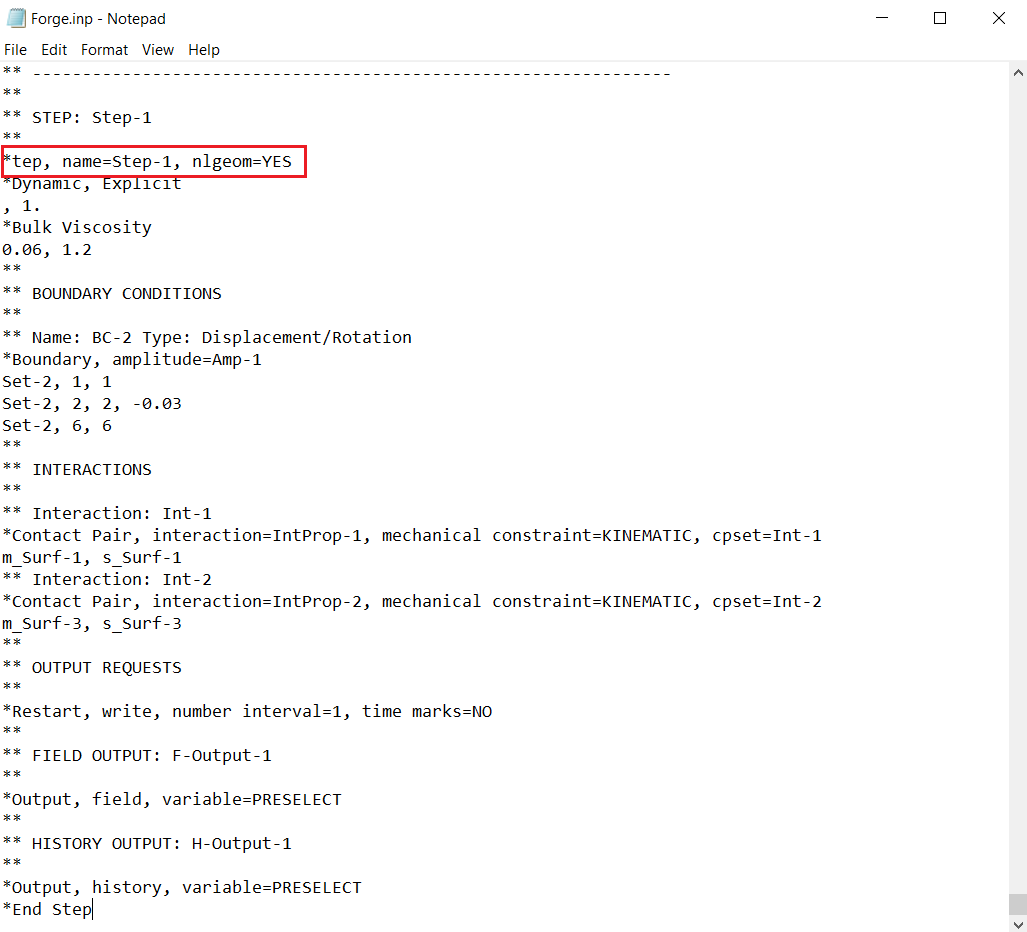 abaqus error