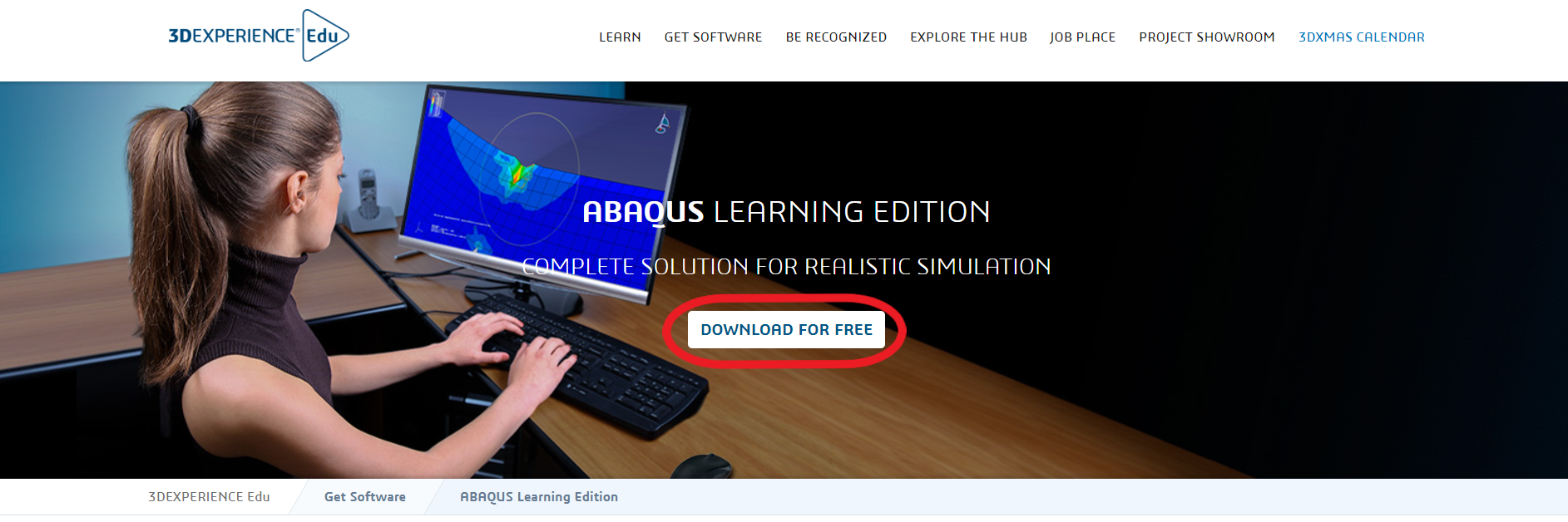 Downloading Abaqus learning edition