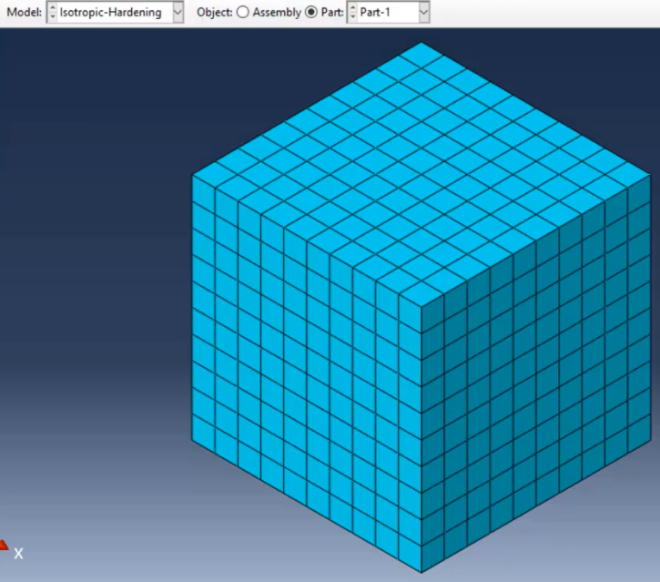 Abaqus Kinematic hardening