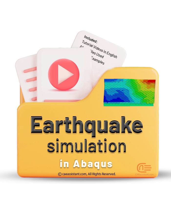 earthquake Abaqus simulation