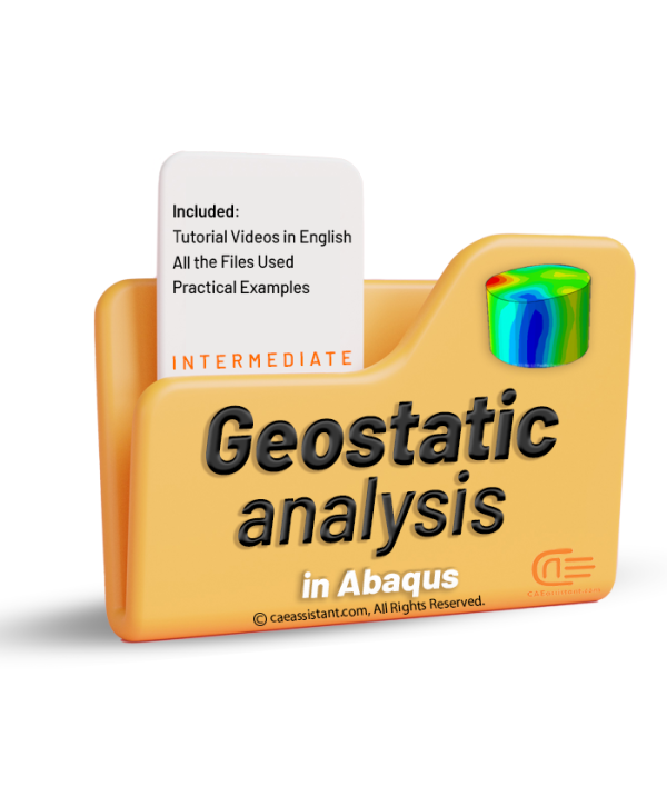 Abaqus Geostatic simulation tutorial