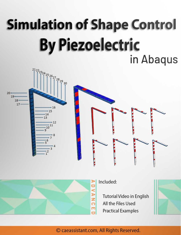 shape control piezoelectric Abaqus