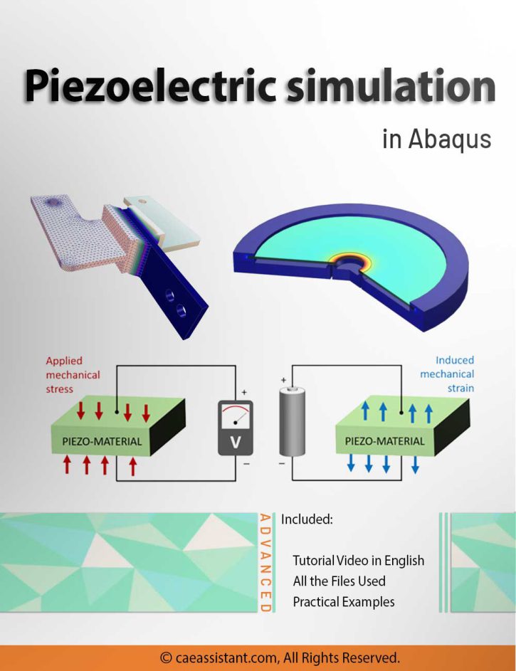 Piezoelectric in Abaqus