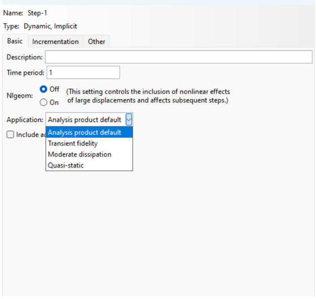 Dynamic Implicit basic tab settings