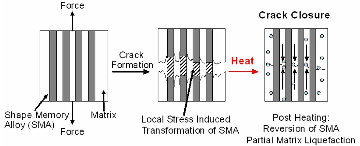 SMAs & Self-healing mechanisms