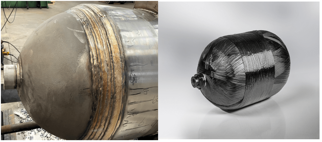 Metal and composite pressure vessels