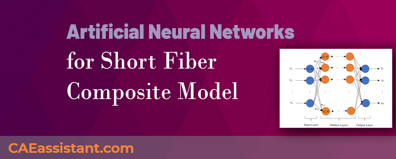 neural networks for short fiber composite model