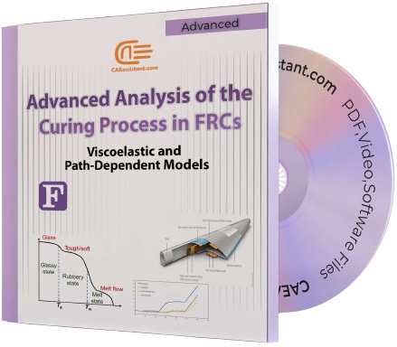 Curing simulation viscoelastic model