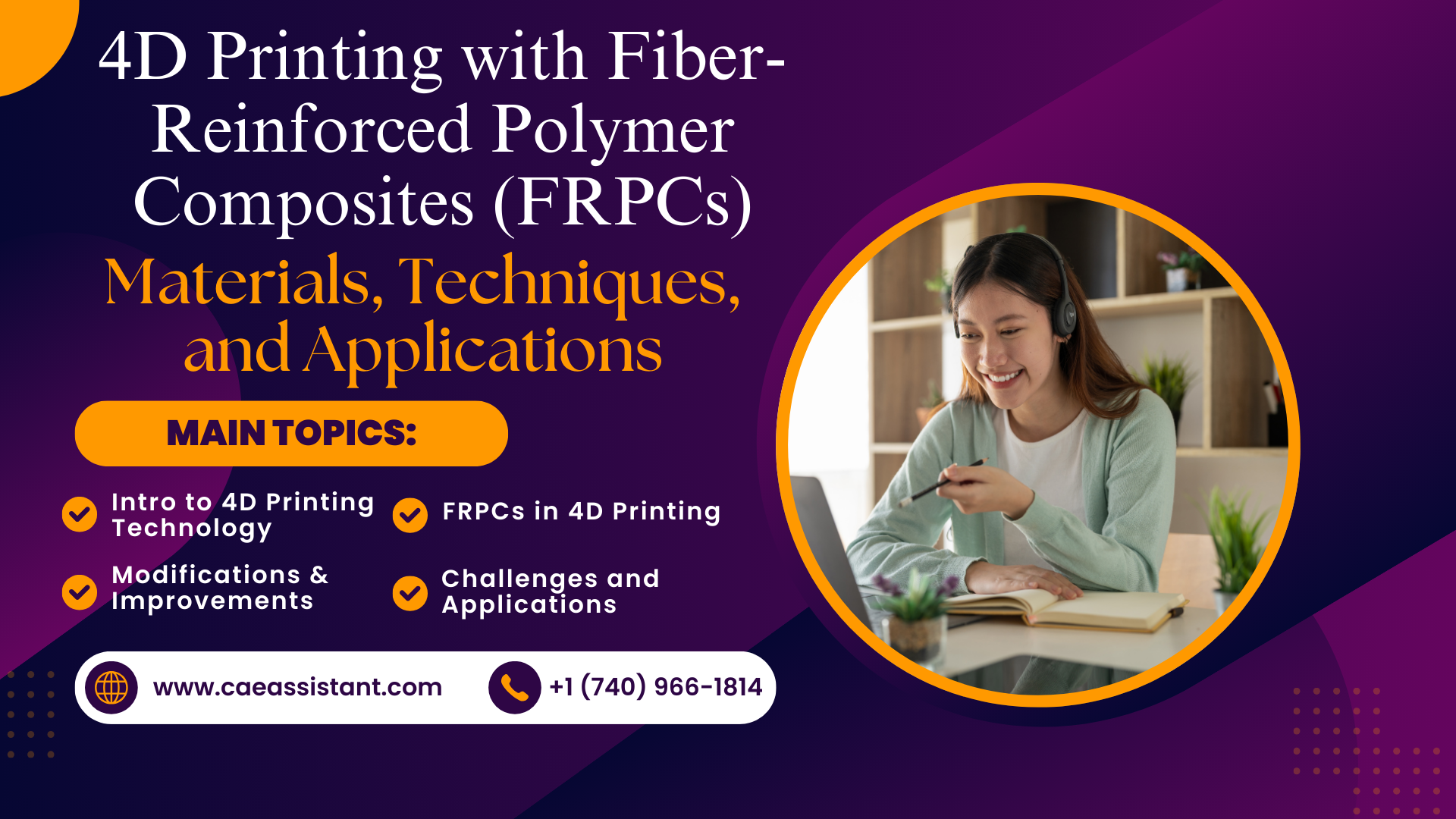 4D Printing with Fiber-Reinforced Polymer Composites (FRPCs) Course