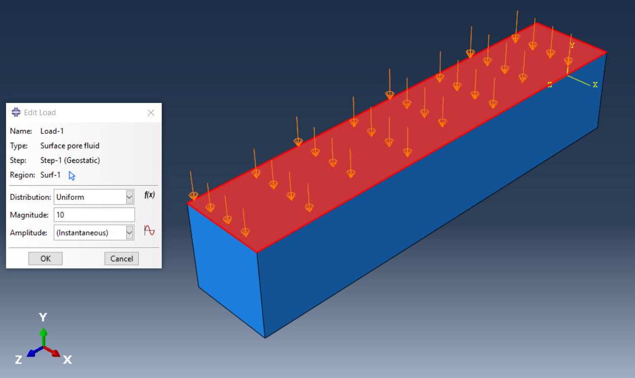 Surface pore fluid load type