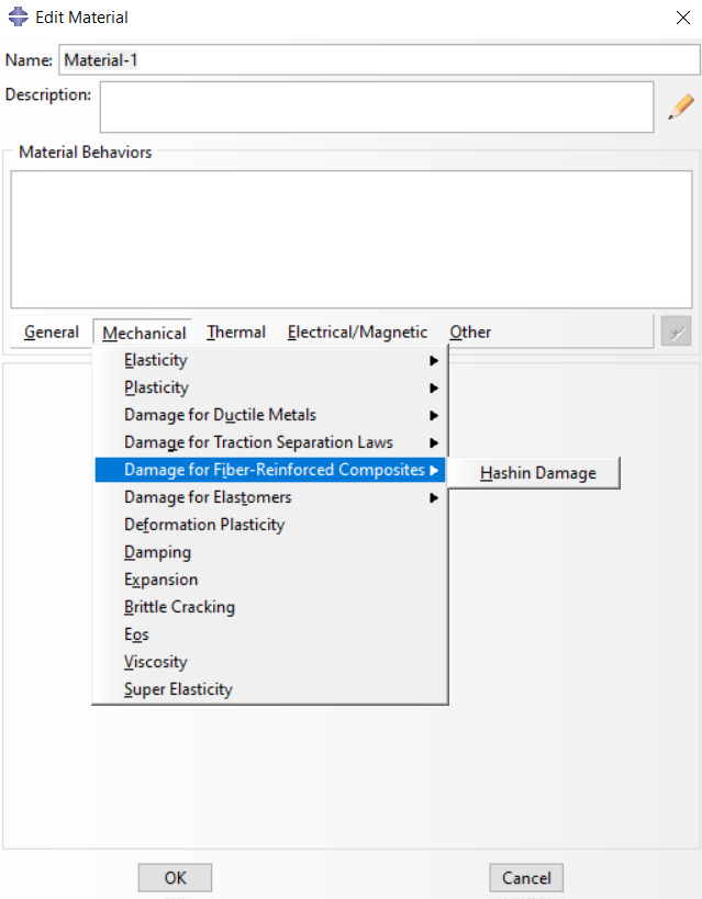 Hashin Damage in Abaqus