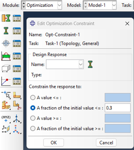 Creating constraints