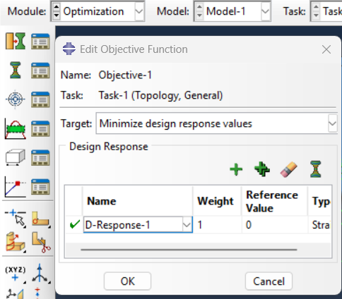 Creating objective function