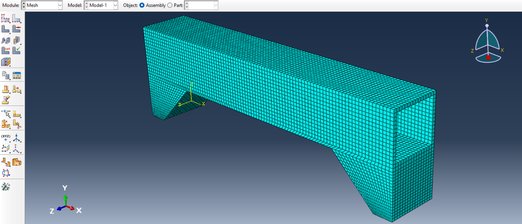 Meshing the bridge