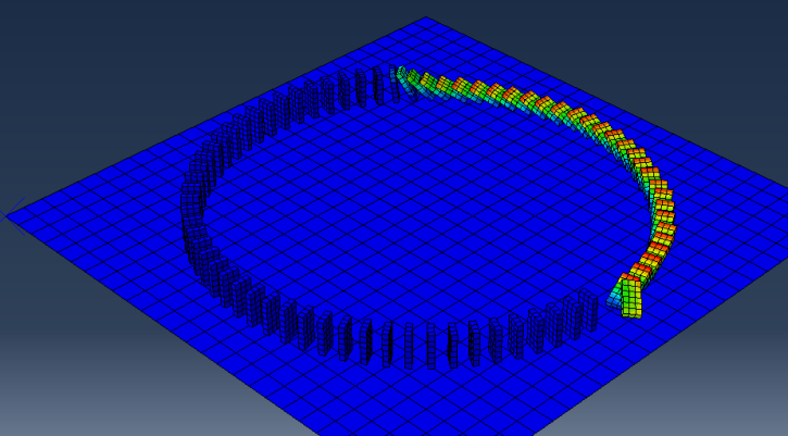 domino effect simulation