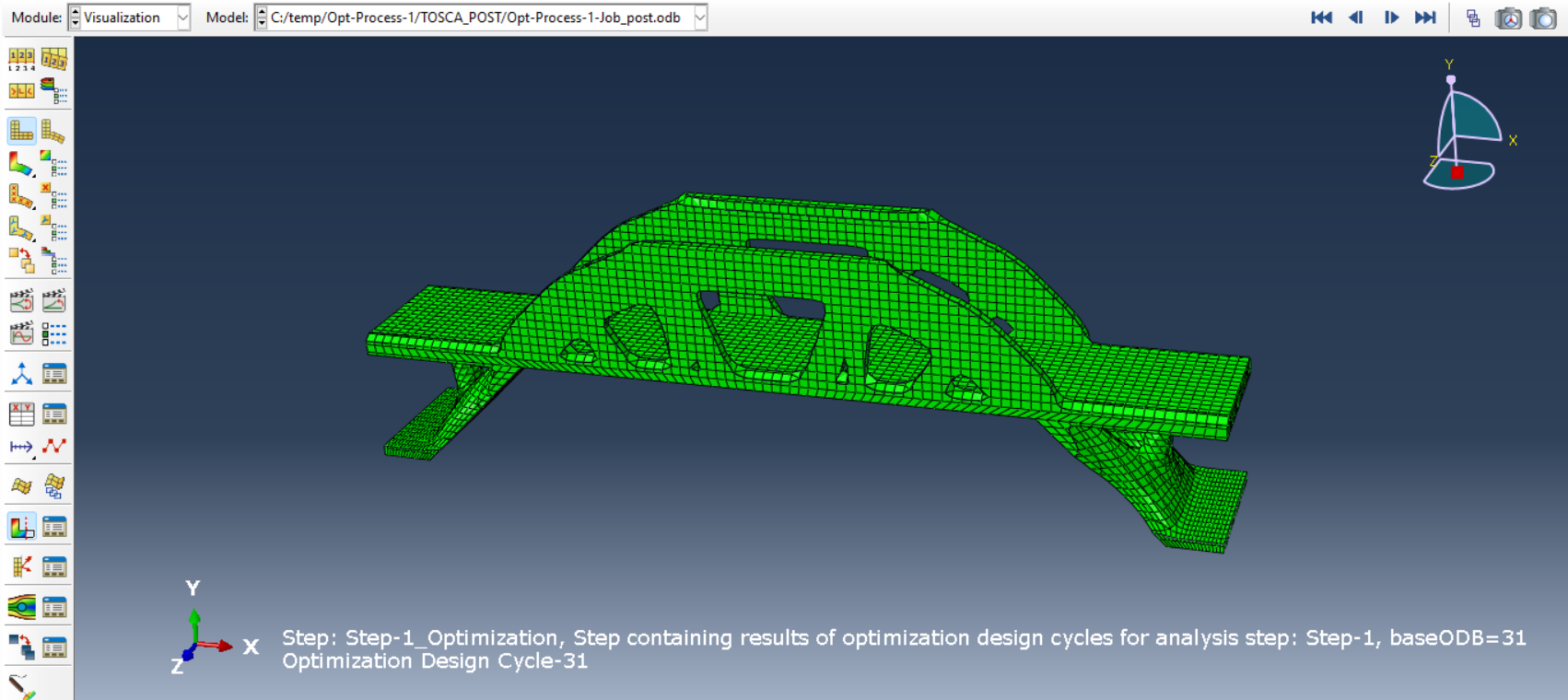 The optimized bridge