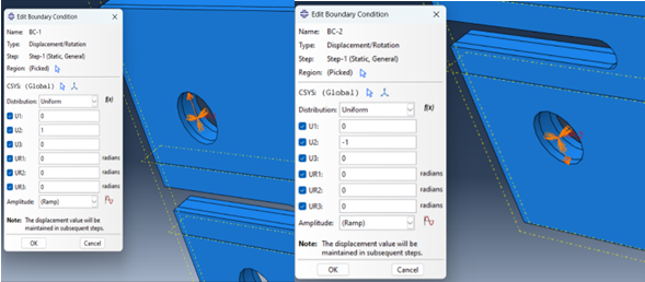 Applying boundary conditions