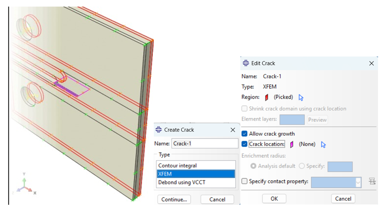 Identifying the crack expansion path