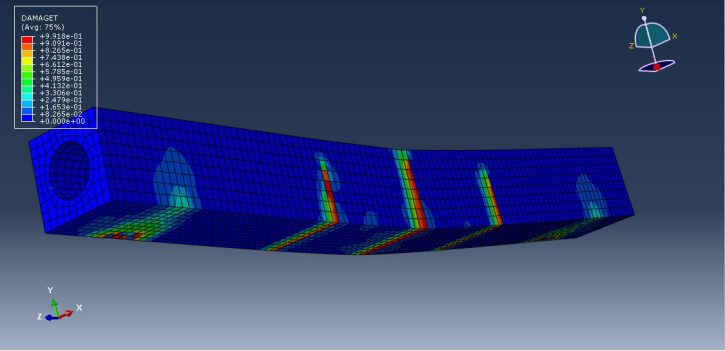 Abaqus Concrete structure