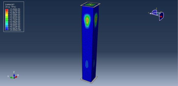 Abaqus Concrete structure