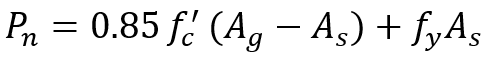 Concrete column analysis