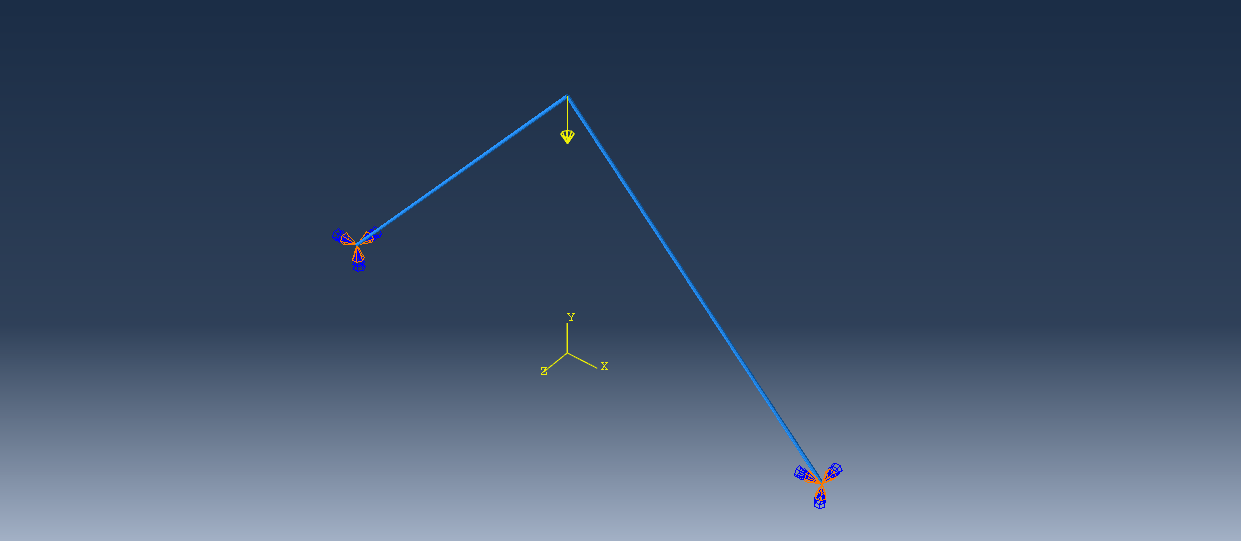 Truss simulation schematic