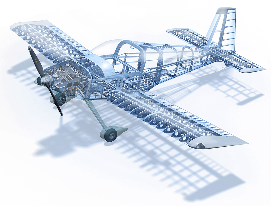 Application of truss in aircraft frameworks