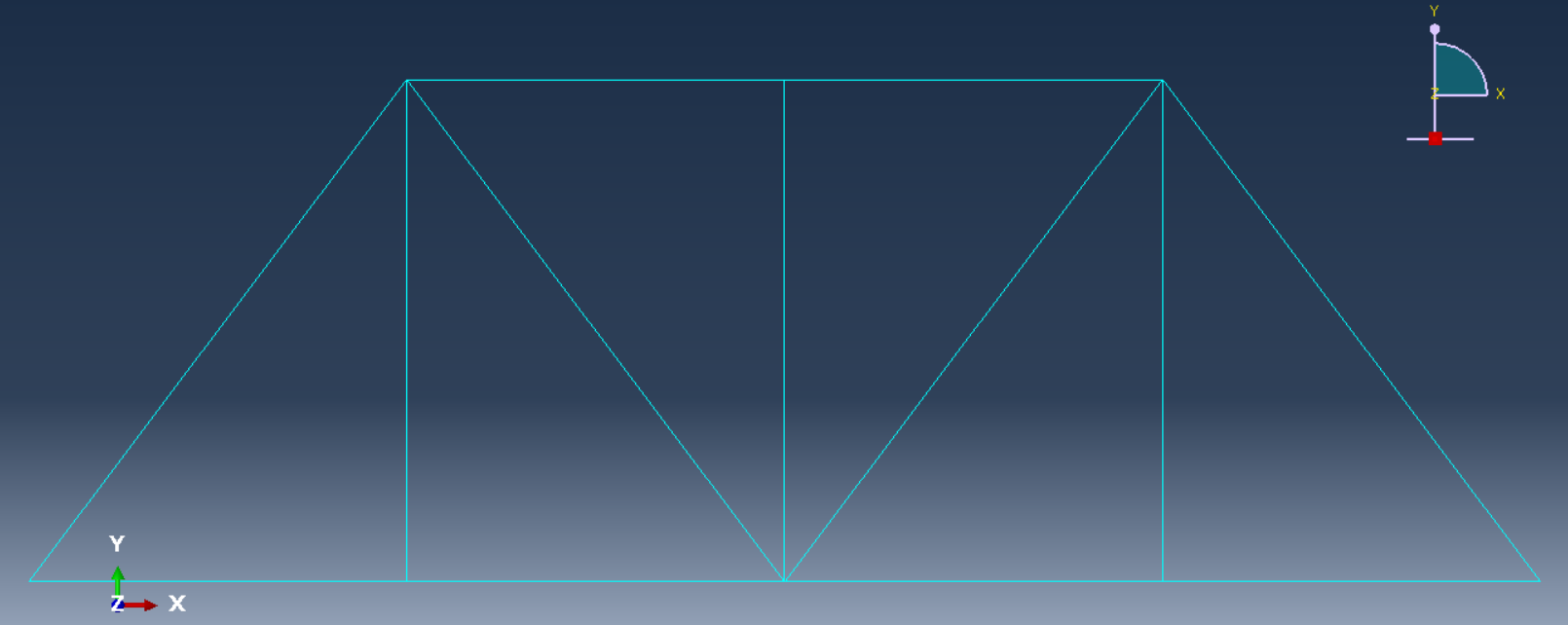 Meshed truss