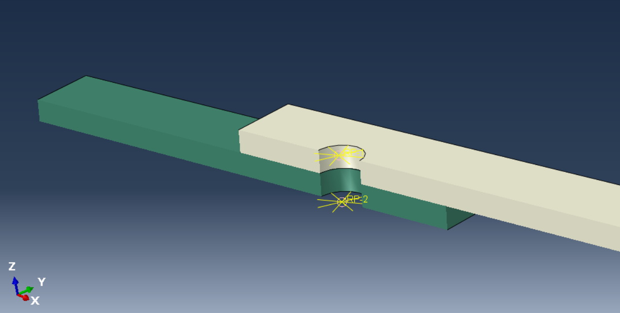 Cinematically Coupled holes to the reference points