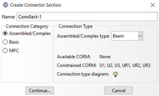 Create Connector Section