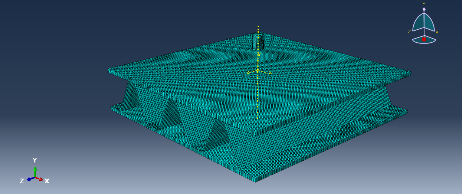 Meshed model